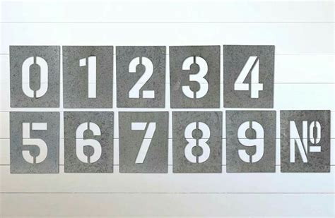 Stencil Numeros 6500 En Mercado Libre