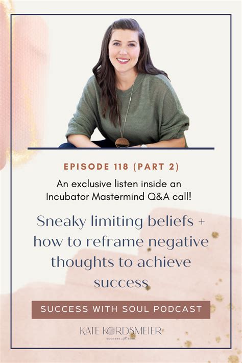 118 Part 2 Sneaky Limiting Beliefs Examples How To Reframe Negative