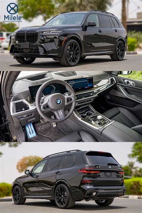 Lhd Bmw X7 40i Xdrive 30p At My2023 Black Luxury Cars Range Rover Dream Cars Bmw Bmw X7