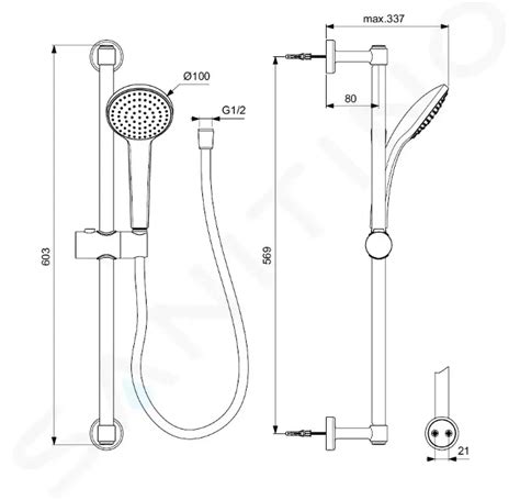 Ideal Standard Idealrain Set Sprchov Hlavice Ty E A Hadice Ern