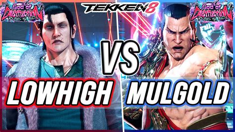 T Lowhigh Dragunov Vs Mulgold Feng Tekken High Level