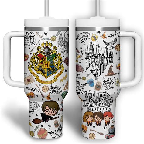 Harry Potter Movies Custom Stanley Quencher 40oz Stainless Steel