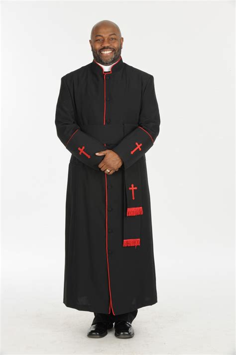 Mens Preacher Clergy Robe And Cincture Set