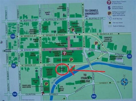 Downtown Ithaca Ny Map