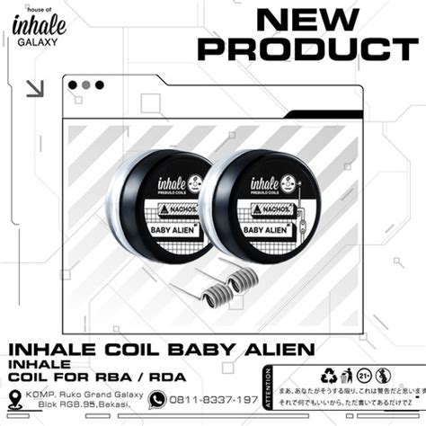 Promo Inhale Baby Alien Coil TMN80 Prebuilt 100 Authentic By Alien