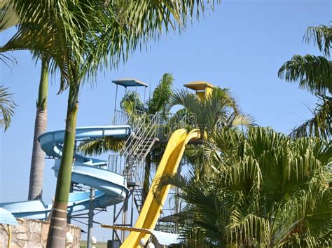 Water Park Water Park On Ecotourism Farm In Brazil South America