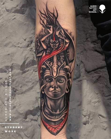 Lord Shiva-Kali Tattoo | Kali tattoo, Alien tattoo, Tattoos