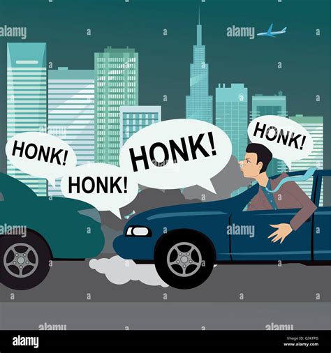 Noise Pollution Street Stock Vector Images Alamy