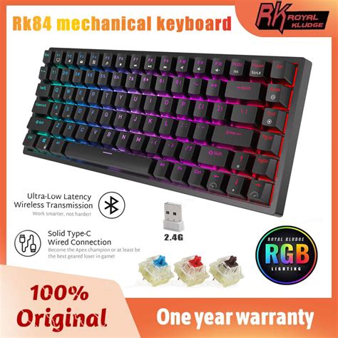Rk Royal Kludge Rk Rkg Rk Rk Rk Rk Rk Rk Rk Rgb Hot Swappable Wired Bluetooth