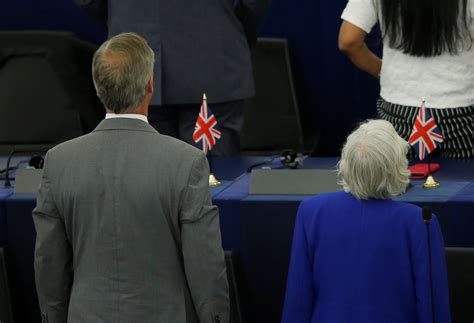 Nigel Farages Brexit Party Turns Its Back On E U National Anthem