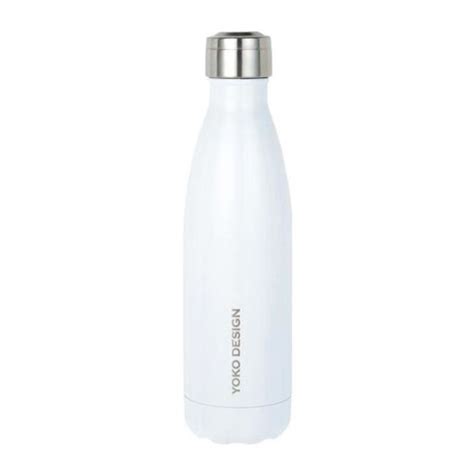 Yoko Design Inox Gourde Isotherme Bouteille 500 Ml Blanche à Prix Carrefour