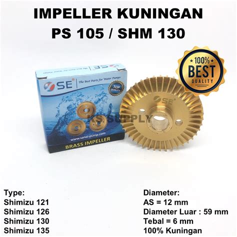 Jual KIPAS IMPELLER KUNINGAN SAN EI SHIMIZU PS 105 128 135 130 BIT