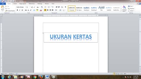 Cara Mengatur Ukuran Kertas Di Microsoft Word Bang Ontak