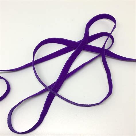 Elastic Lingerie Knicker Plain Edge Plush B Mm Purple C Cdm