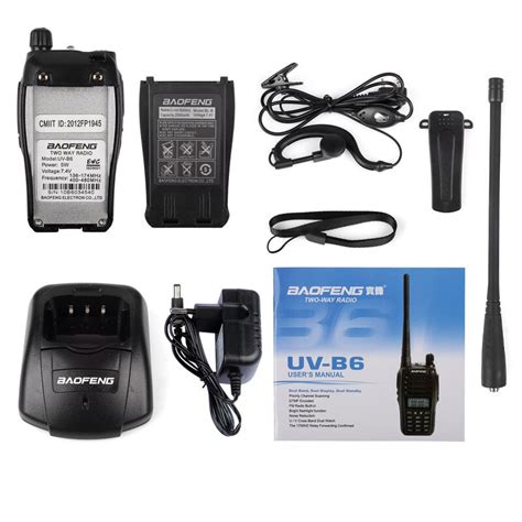 Baofeng Uv B6 Ham Radio Vhf 136 174mhz Uhf 400 480mhz Dual Band Mobile