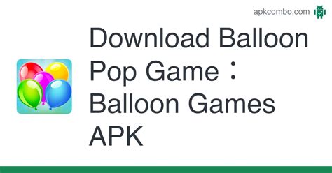 Balloon Pop Game：Balloon Games APK (Android Game) - Free Download