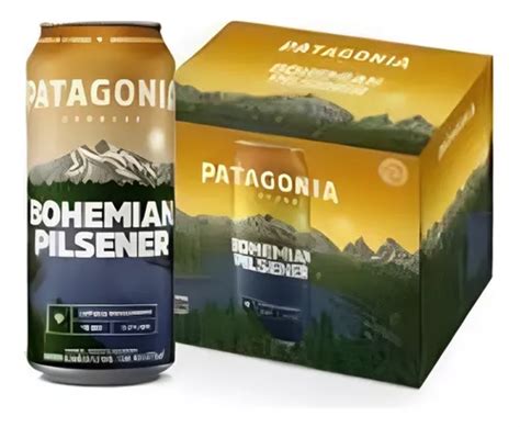 Cerveja Patagonia Bohemian Pilsener 350ml 8 Latas Kit