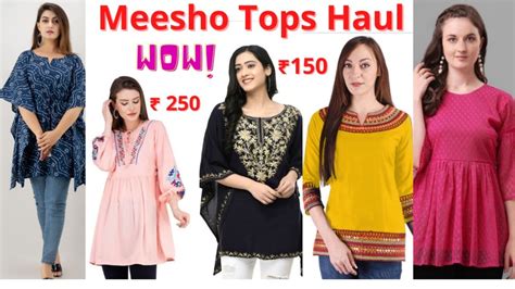 Meesho Top Haul Meesho Western Wear Meesho Tops For Summer Meesho