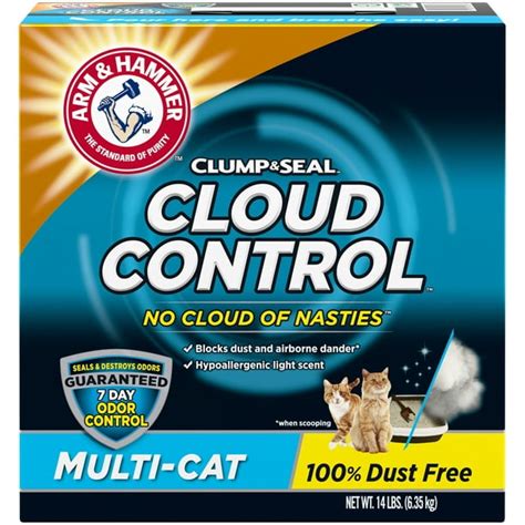 Arm And Hammer Cloud Control Clumping Cat Litter 14lb