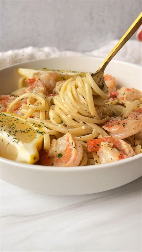 Creamy Lemon Shrimp Pasta In Butter And White Wine Sauce Artofit