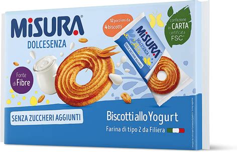 Misura Dolcesenza Biscotti Allo Yogurt Senza Zuccheri Aggiunti