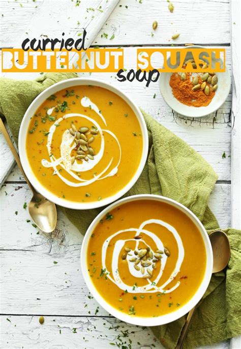 Curried Butternut Squash Soup Minimalist Baker Recipes