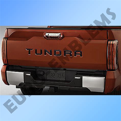 2022 Toyota Tundra Black Emblem Tailgate Insert Badge Etsy