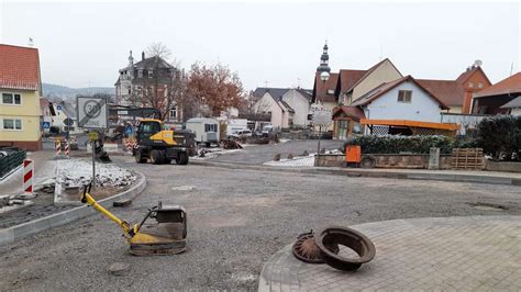 Fulda Bauarbeiten In Fuldaer Stra E In Bad Salzschlirf Vor Abschluss