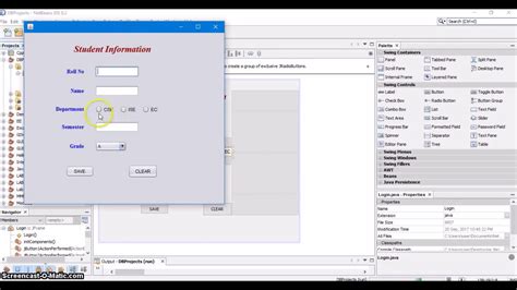 10 Inserting Data Into Mysql Database Using Jframe Form In Netbeans