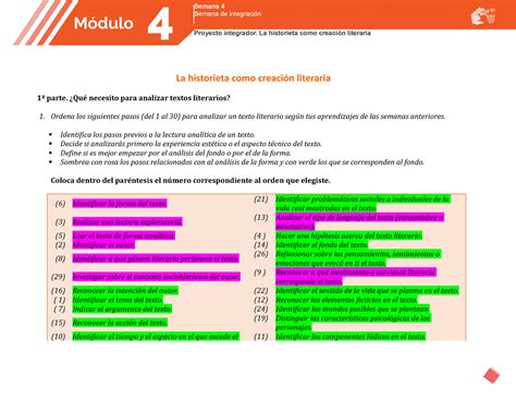 Modulo 4 Semana 3 Actividad Integradora 6 Literatura Actual Y Images