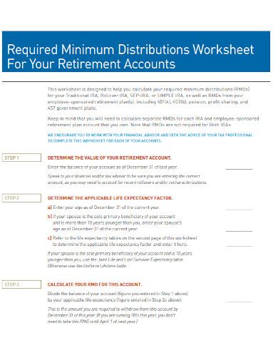 Mandatory Ira Distribution Calculator Conhorgrier