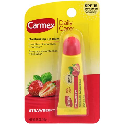 Carmex Daily Care Lip Balm Strawberry Spf Oz G Iherb