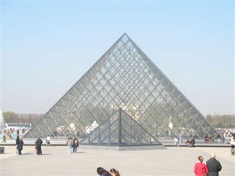 Paris Louvre Glass Pyramid Free Stock Photo - Public Domain Pictures