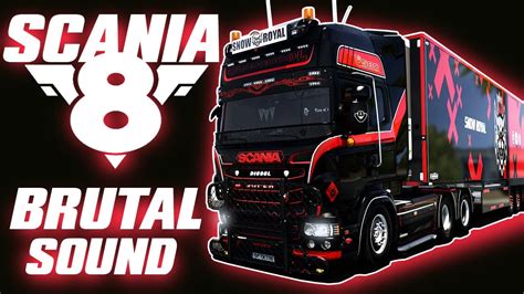 Ets Scania V Brutal Open Pipe Sound Mod Youtube