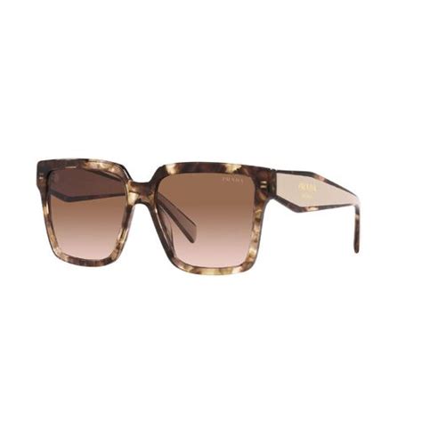 Prada Pr24zs 07r0a6 56 Caramel Tortoise Brown Gradient Lenses