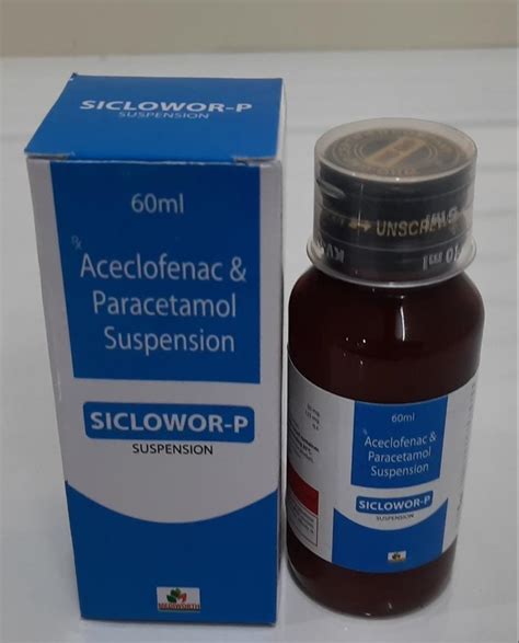 Aceclofenac And Paracetamol Suspension At Rs 14 Piece Aceclofenac