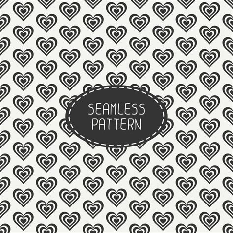 Premium Vector Romantic Seamless Pattern With Hearts