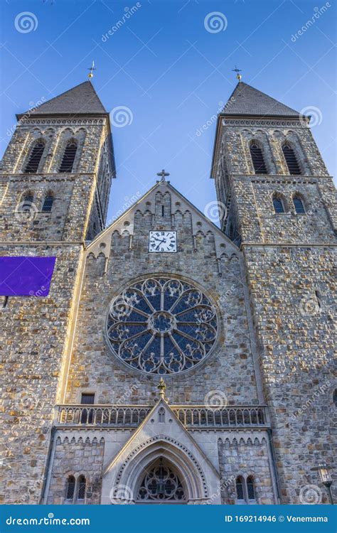 Facade of the Historic St. Antonius Church in Gronau Stock Photo ...