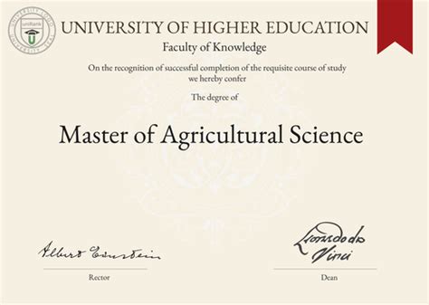 Master Of Agricultural Science Mas Unirank