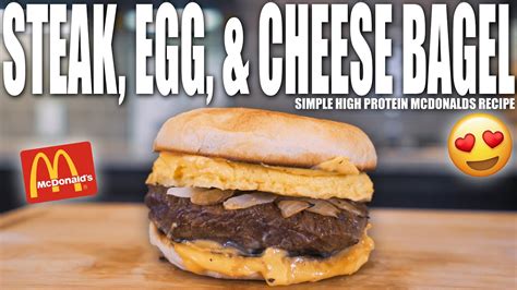 Anabolic Steak Egg Cheese Bagel The Best Breakfast Easy Copycat