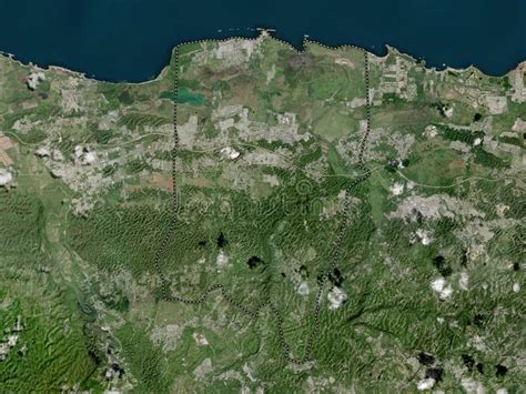 Vega Baja Puerto Rico High Res Satellite No Legend Stock