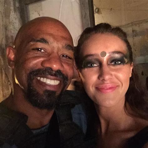 Michael Beach Alycia Debnam Carey The Bts Lexa The The