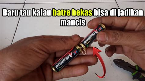 Ide Kreatif Membuat Mancis Elektrik Dari Batre Bekas YouTube