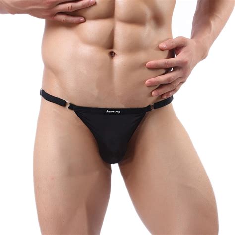 Howe Ray Cutout Cheeky Sexy Mens Underwear Penis Pouch Silk Panties