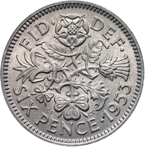 Sixpence Coin From United Kingdom Online Coin Club