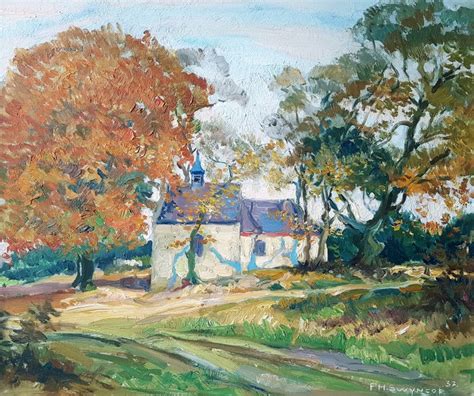 Philippe Swyncop 1878 1949 Dorpskerk In Bomenlandschap Catawiki