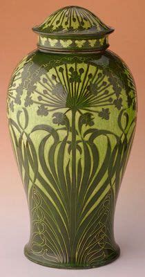 Josef Ekberg Swedish Covered Vase Earthenware With