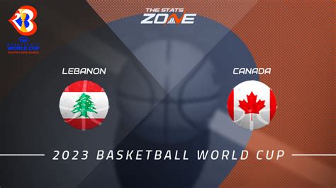 Lebanon Vs Canada Group Stage Preview Prediction Fiba