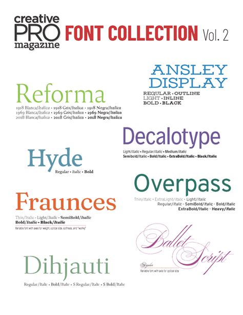 Creativepro Font Collection Vol Creativepro Network