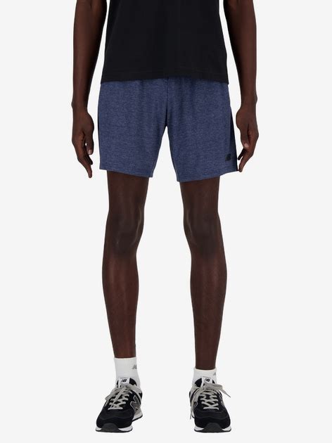 Спортивные шорты мужские New Balance Heathertech MS41073NNY 2XL Синий ...